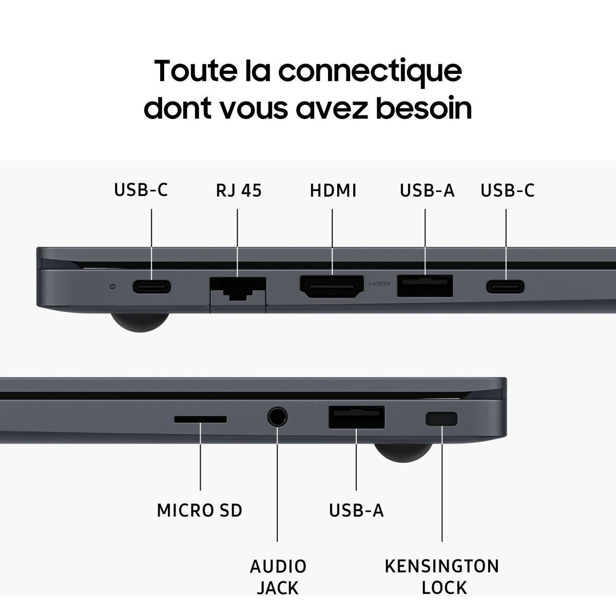 Samsung Ordinateur portable Galaxy Book4 15.6' I5 8Go 256Go