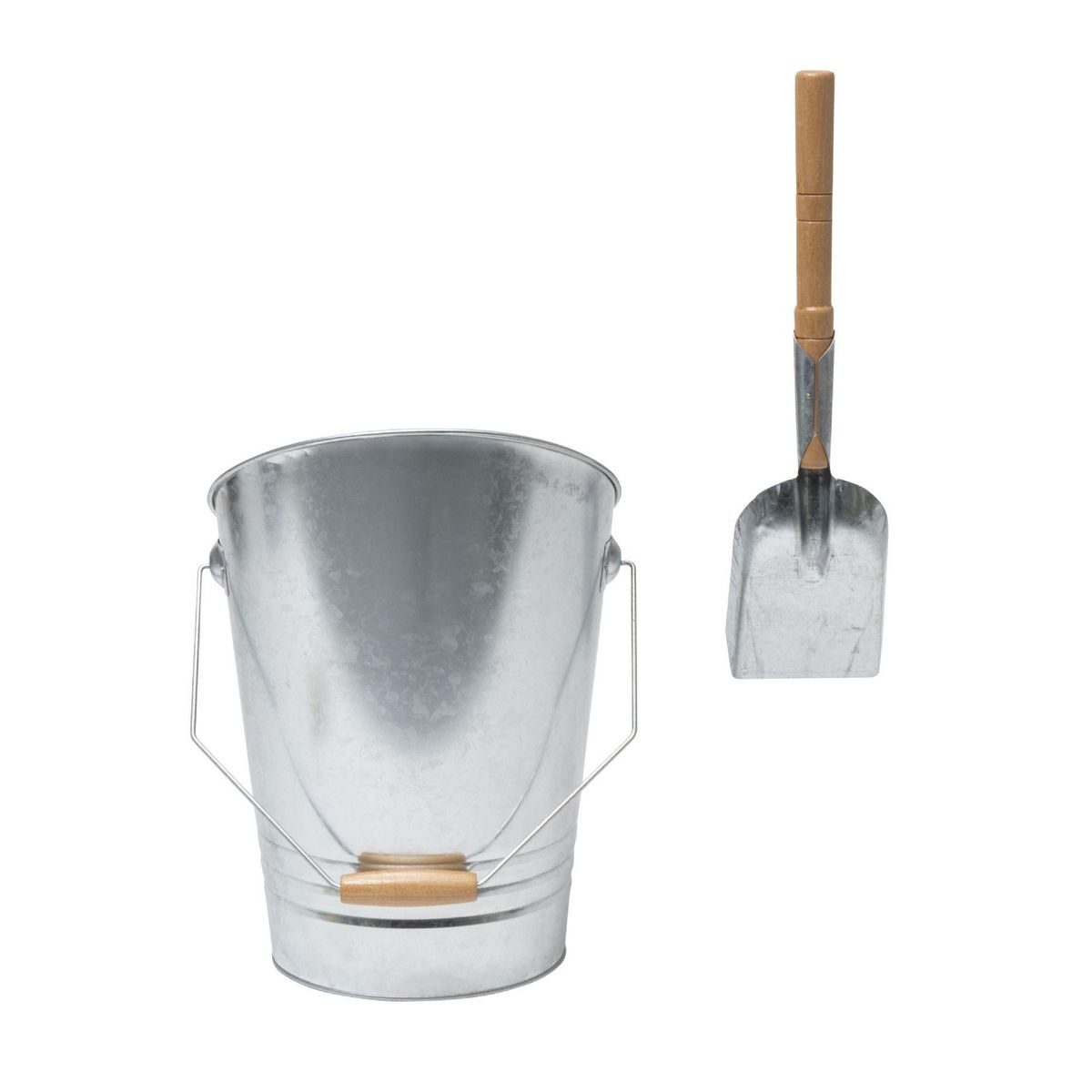 WERKAPRO Seau 7 L et pelle à cendres en acier galvanisé WERKA PRO