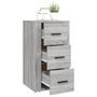 Voir la diapositive 4 : VIDAXL Buffet Sonoma gris 40x33x70 cm Bois d'ingenierie