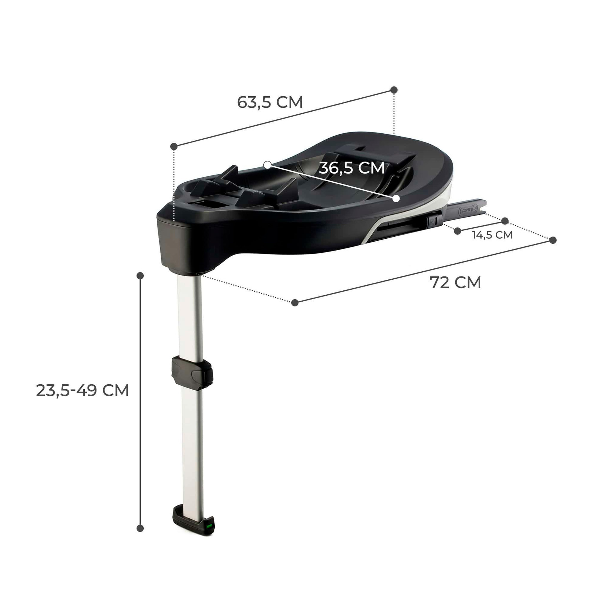 Voir la diapositive 5 : KINDERKRAFT Base ISOFIX pour siège auto - installation rapide et sécurisée