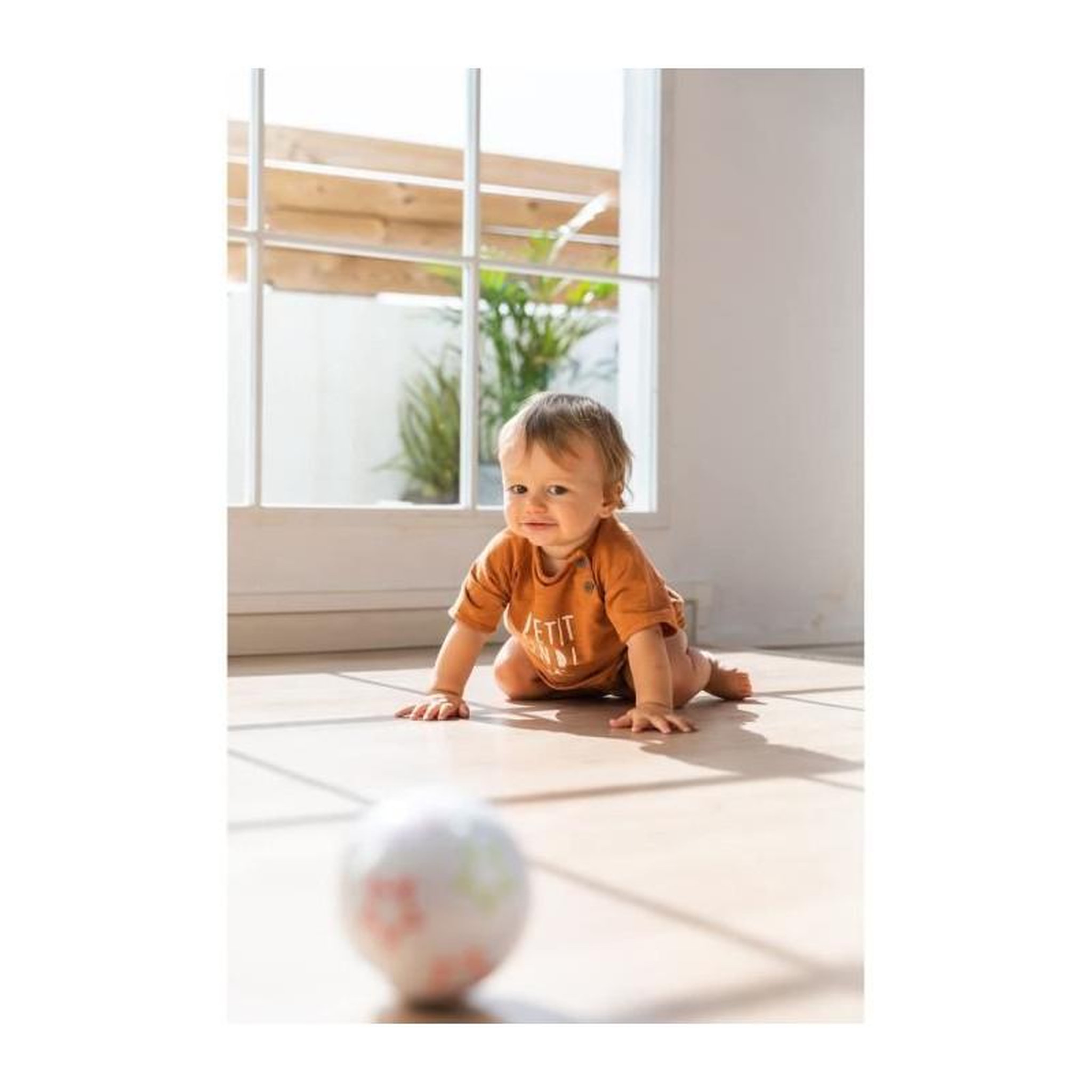 Voir la diapositive 5 : Nathan Jouet - NATHAN - Balle d'exploration - Motricité pour bébés, change de couleur et direction