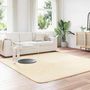 Voir la diapositive 3 : VIDAXL Tapis shaggy a poils longs NAVARRA creme 240x240 cm polyester