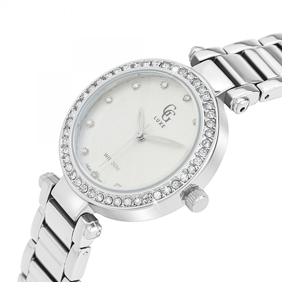 SC CRYSTAL Montre Annaëlle élégante ornée de Cristaux scintillants par SC Crystal