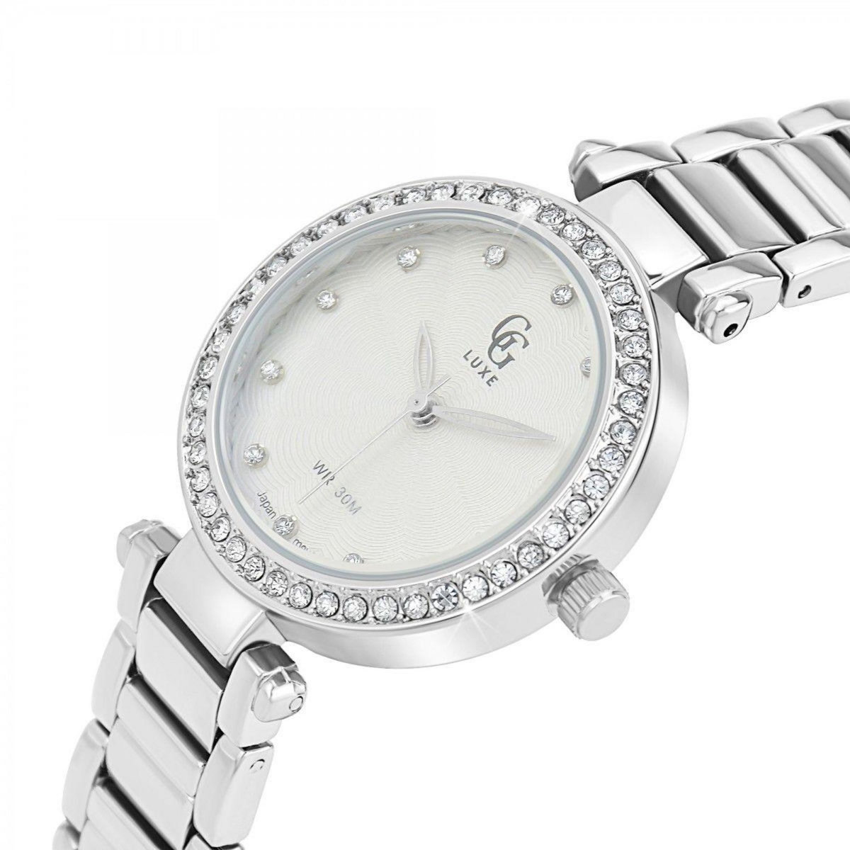 SC CRYSTAL Montre Annaëlle élégante ornée de Cristaux scintillants par SC Crystal