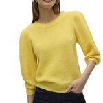Vero Moda Pull  Femme Vero Moda Vigga. Coloris disponibles : Jaune