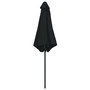 Voir la diapositive 4 : VIDAXL Parasol de jardin et mat en aluminium 270x246 cm Noir