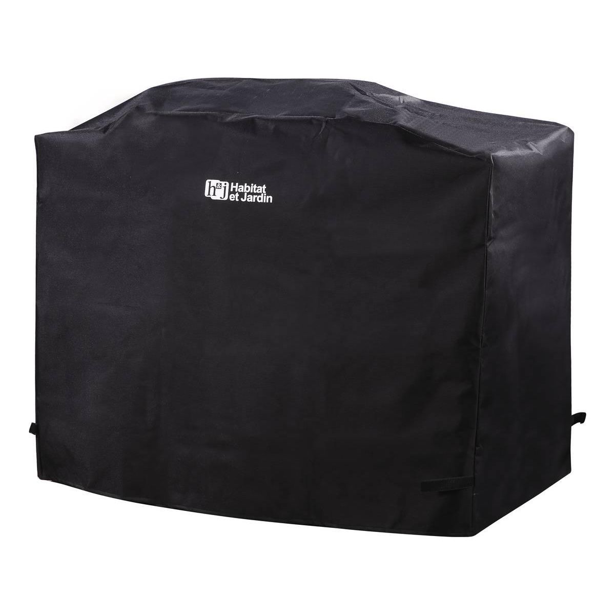 Habitat et Jardin Housse pour barbecue  Festa 5  - 120x52 cm - Noir