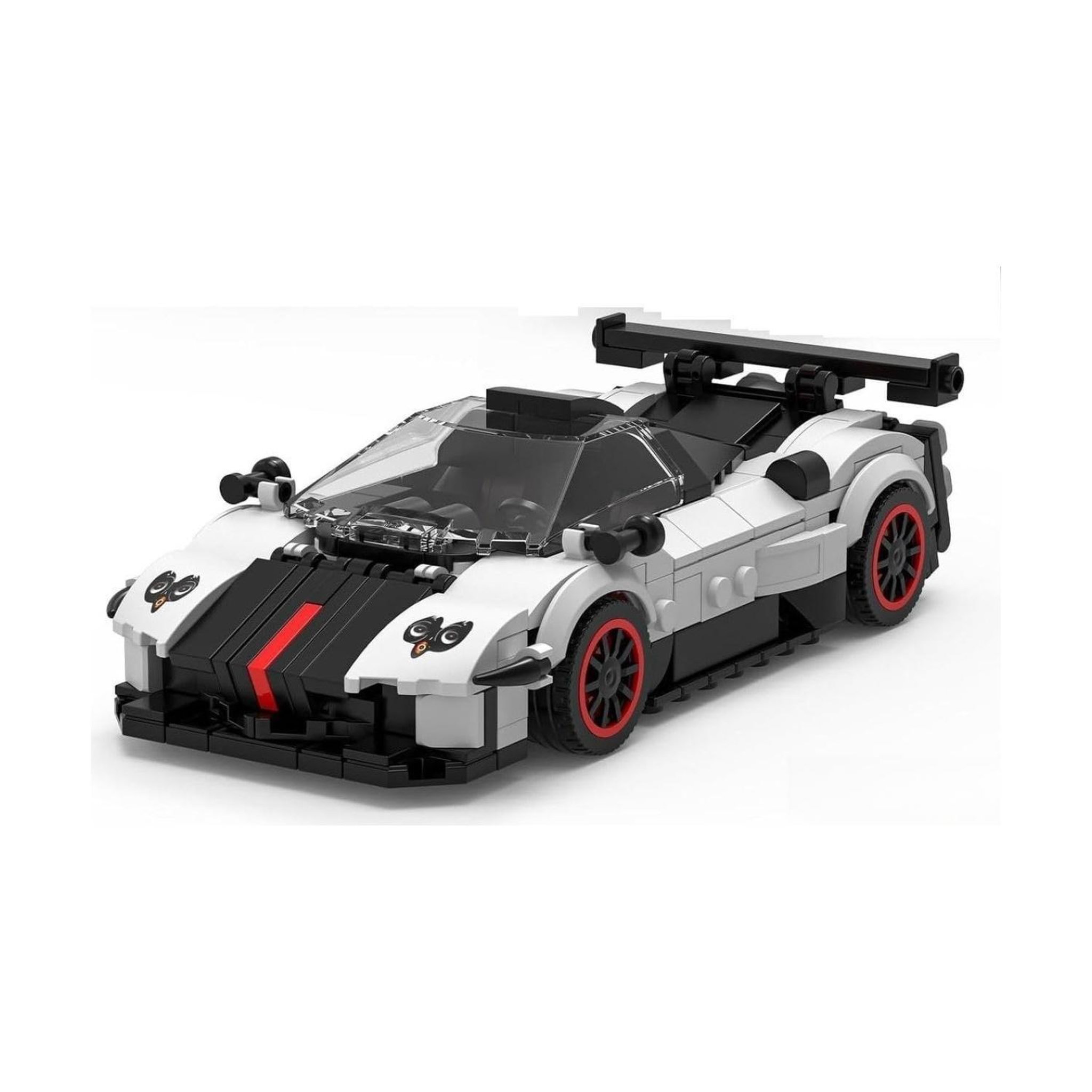 Voir la diapositive 3 : MOULD KING Véhicule supercar Zonda avec vitrine