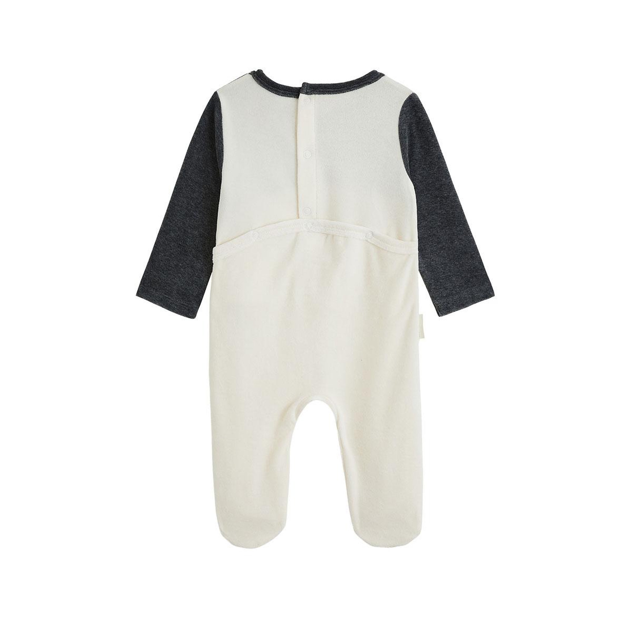 Voir la diapositive 2 : PETIT BEGUIN Pyjama bébé en velours Québec