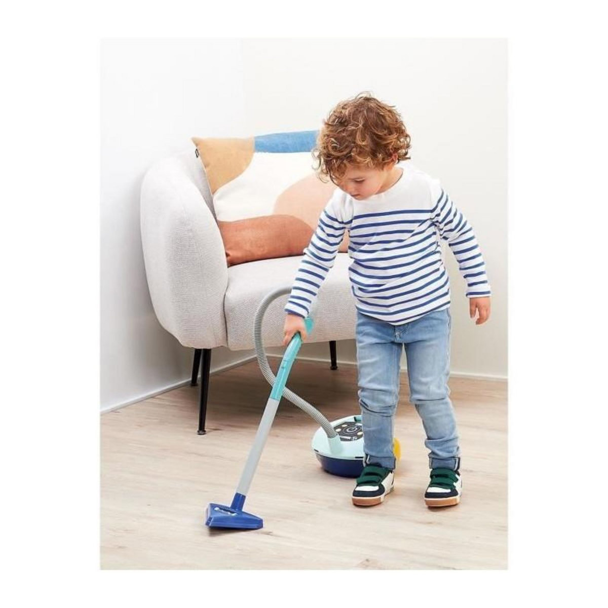 Ecoiffier Chariot ménage + aspirateur - ECOIFFIER - 2774 - Faire le ménage devien un plaisir