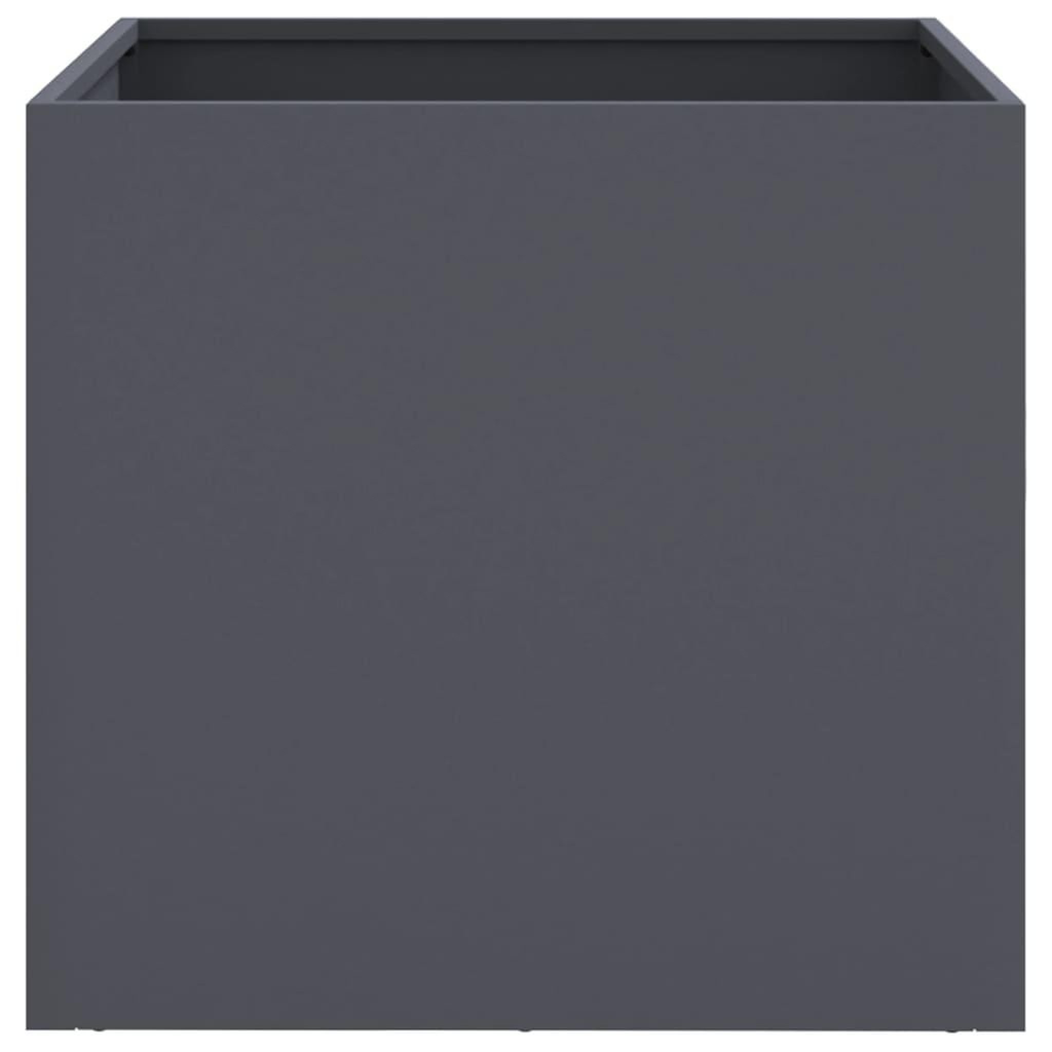 Voir la diapositive 5 : VIDAXL Jardinieres 2 pcs anthracite 49x47x46 cm acier