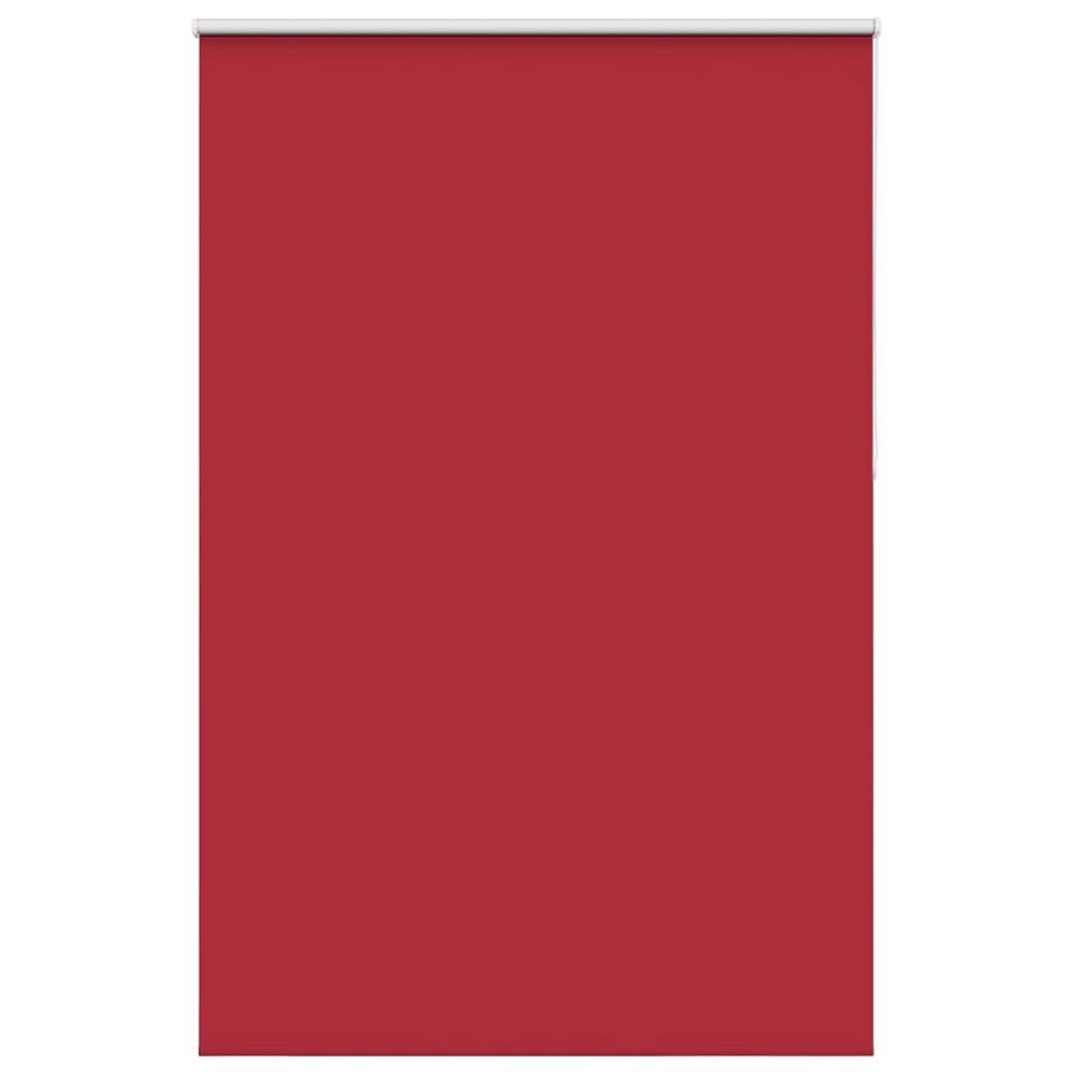 VIDAXL Store enrouleur occultant rouge largeur du tissu 146,6 cm