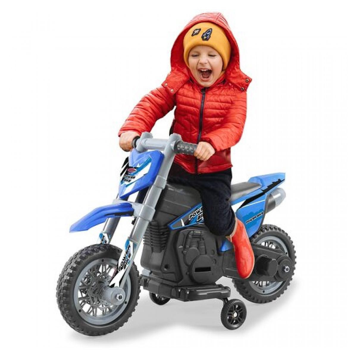 Jamara Ride-on Moto Power Bike blu 6V