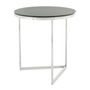 Voir la diapositive 1 : Paris Prix Table d'Appoint Design  Wynona  55cm Noir & Argent