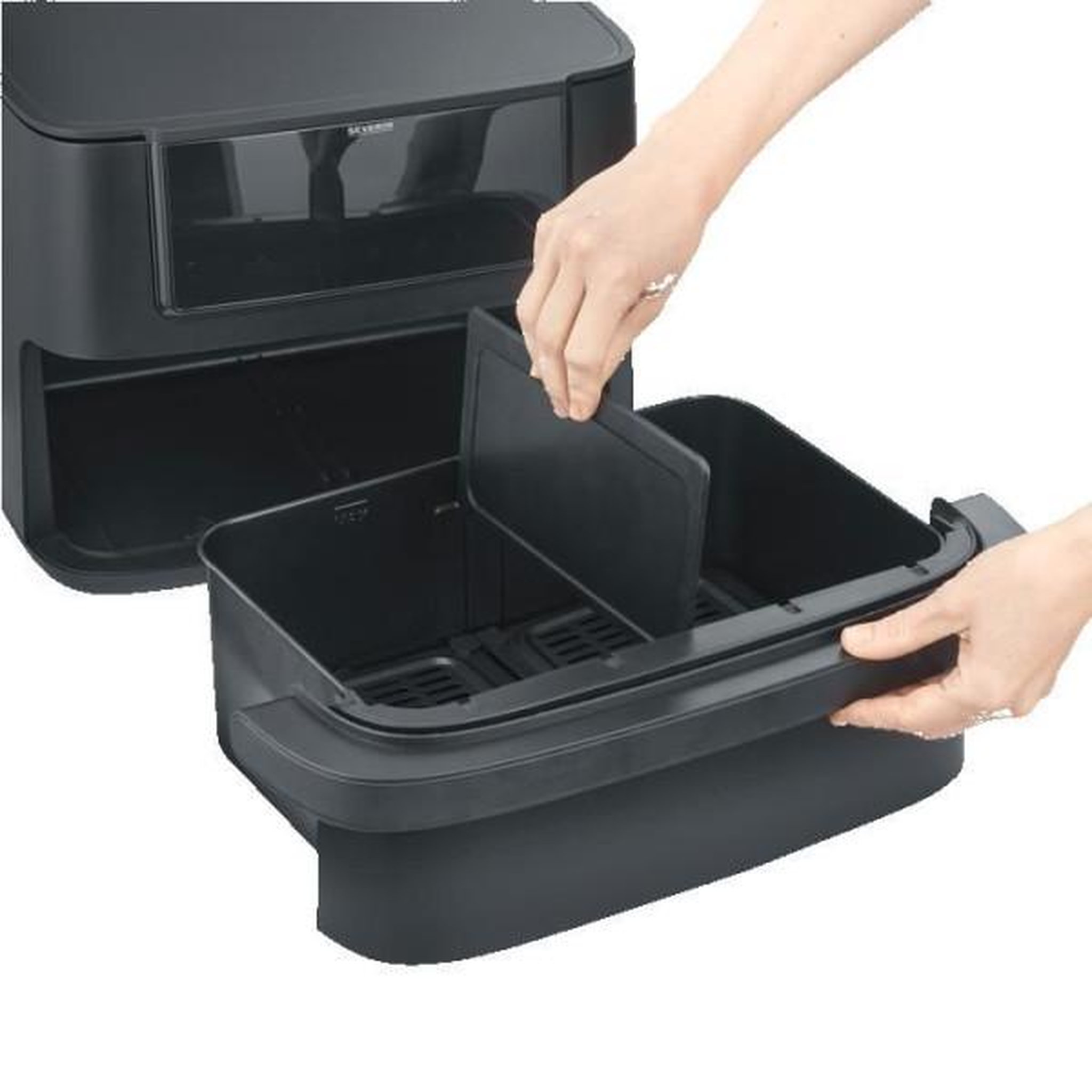 Voir la diapositive 4 : SEVERIN Friteuse à air chaud 9l 2600w noir - FR2490