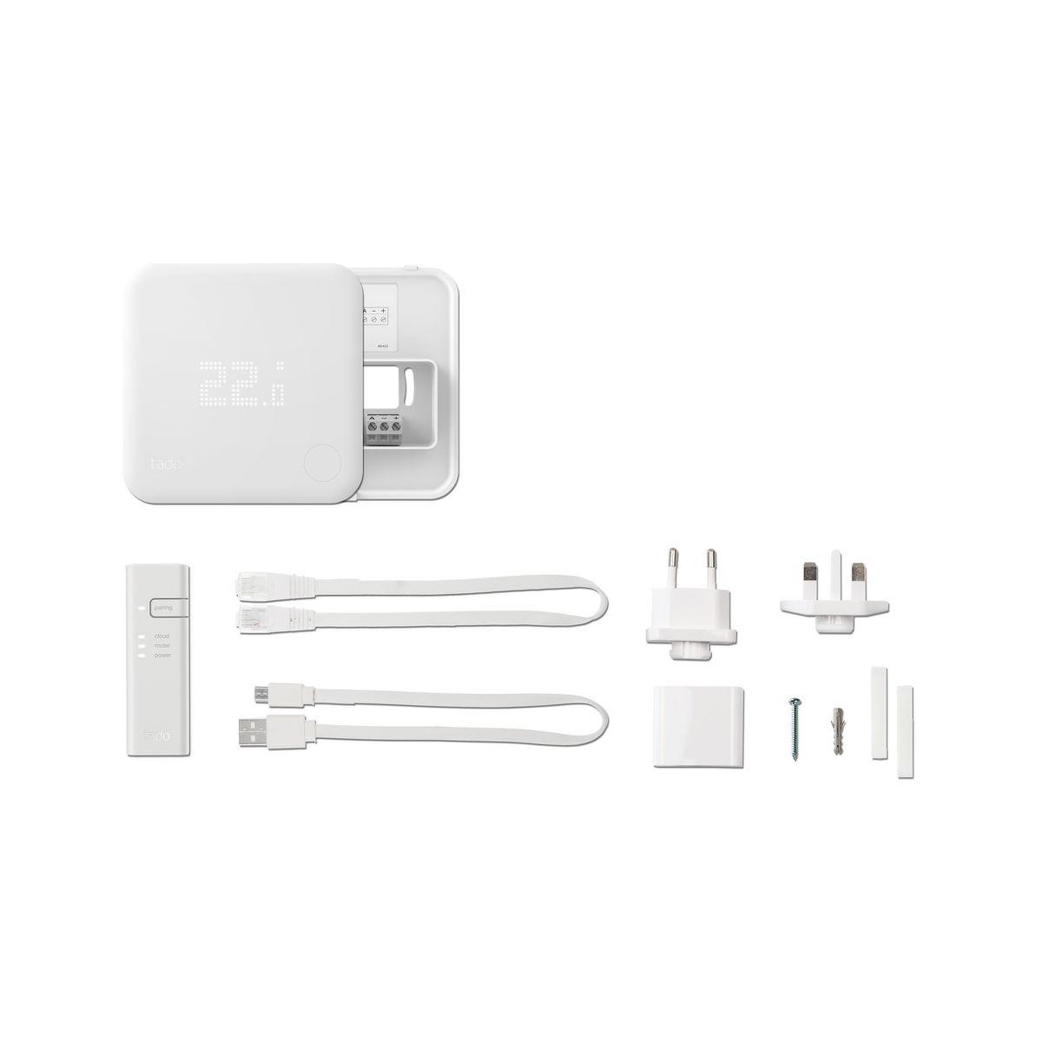 Voir la diapositive 3 : Tado Thermostat connecté Kit démarrage- V3+ version Filaire