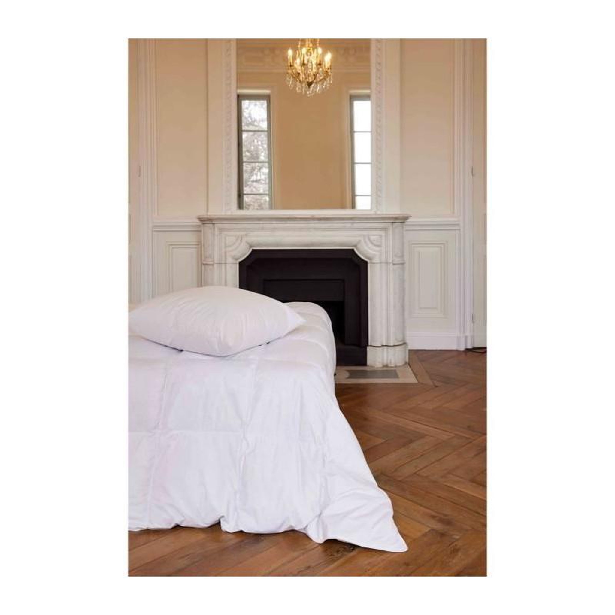 Voir la diapositive 2 : Toison d'or TOISON D'OR - Couette Daisy chaude (300g/m²) - 220x240cm - Plumette et duvet - 2 personnes - Blanc