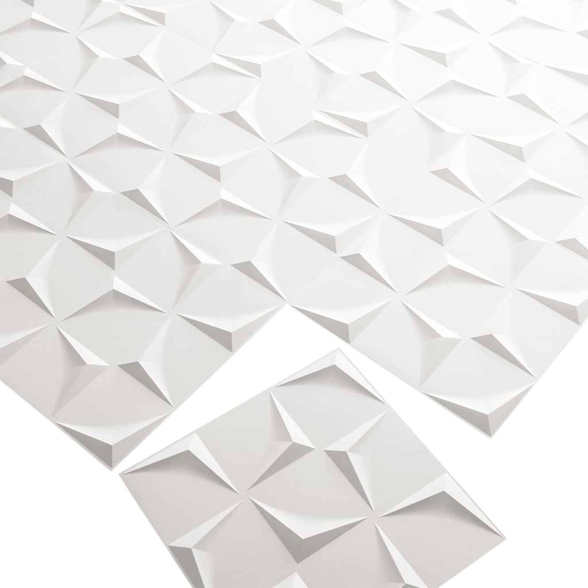 Voir la diapositive 4 : WallArt WallArt Panneaux muraux 3D Beau 12 pcs GA-WA28