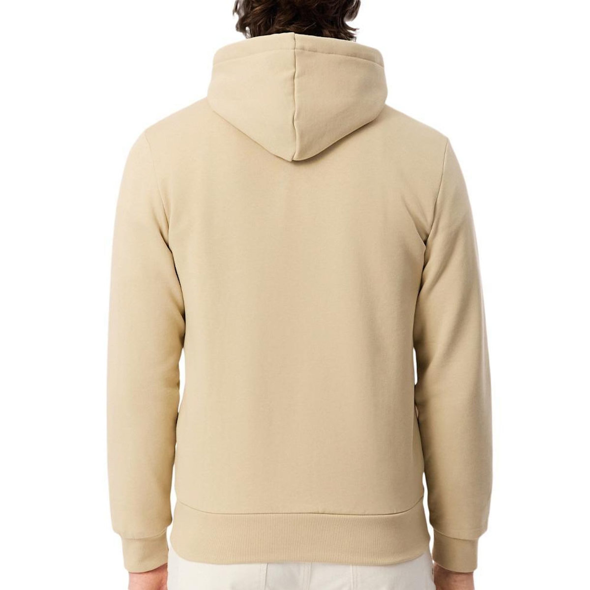 Lacoste Sweat Zippé Beige Homme Lacoste Zipped