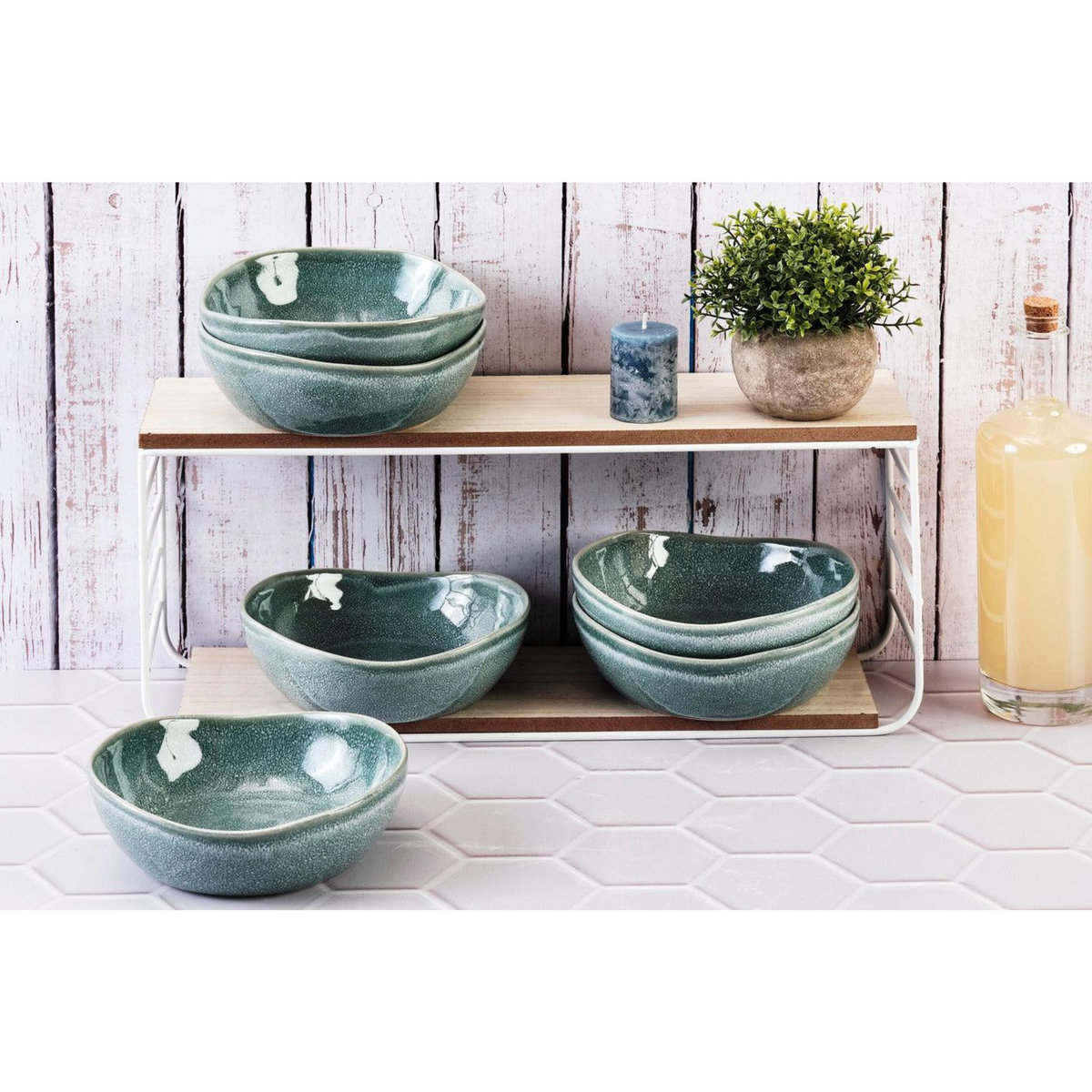 BJORN Bol MAGMA Ø18,5cm - 6 pièces - Cobalt