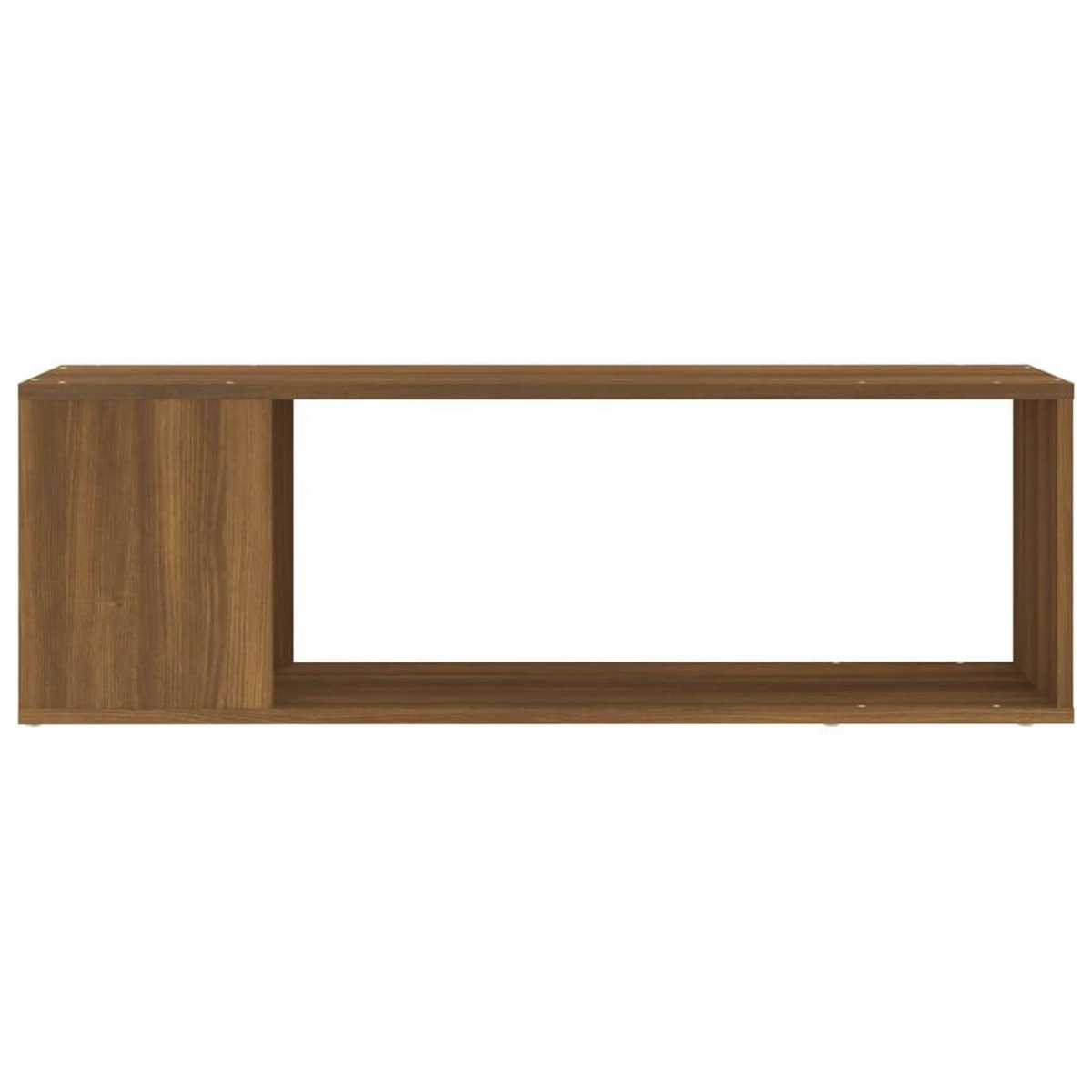 VIDAXL Meuble TV Chene marron 100x24x32 cm Bois d'ingenierie