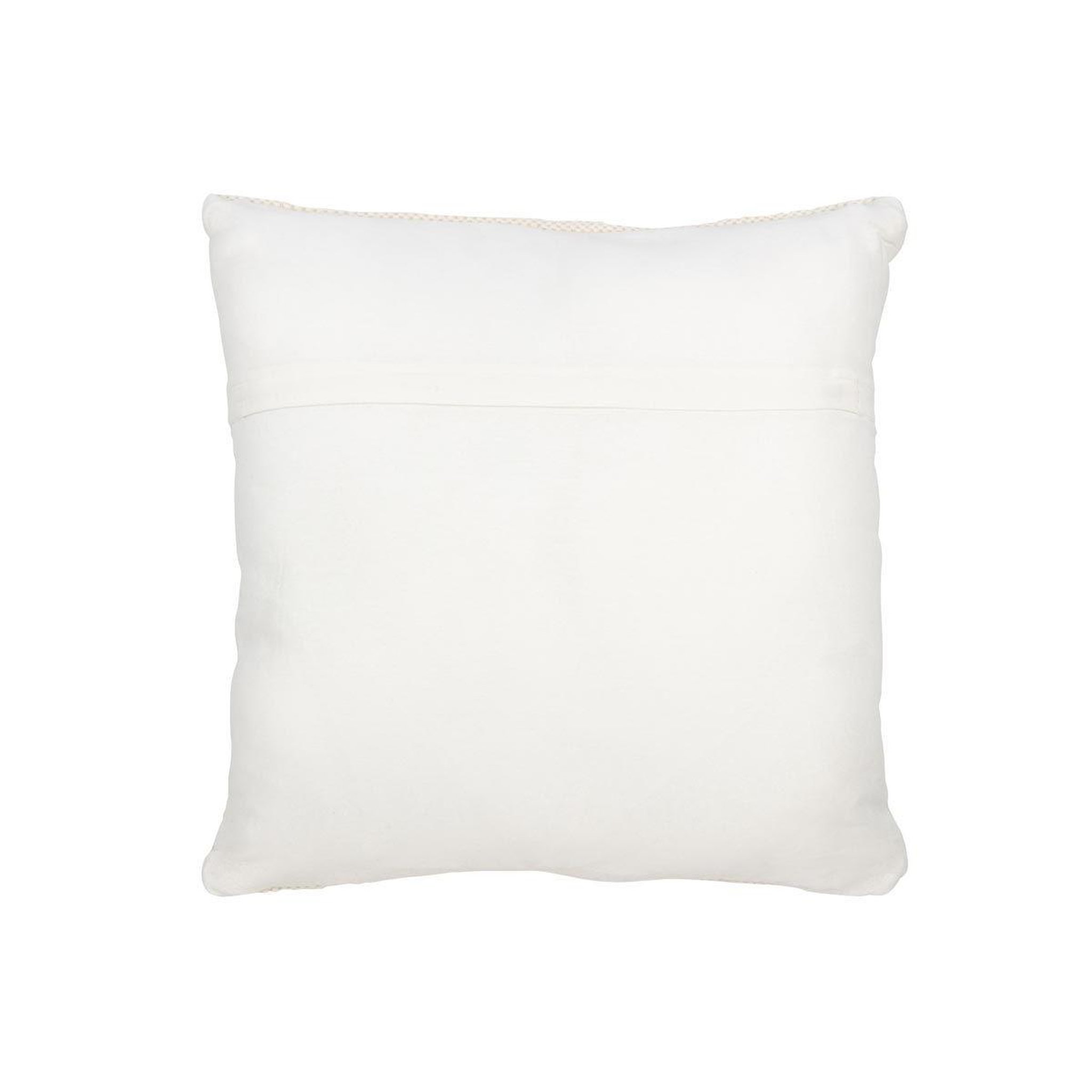 Voir la diapositive 2 : J-LINE Coussin déco en laine  puglia  60x60cm crème