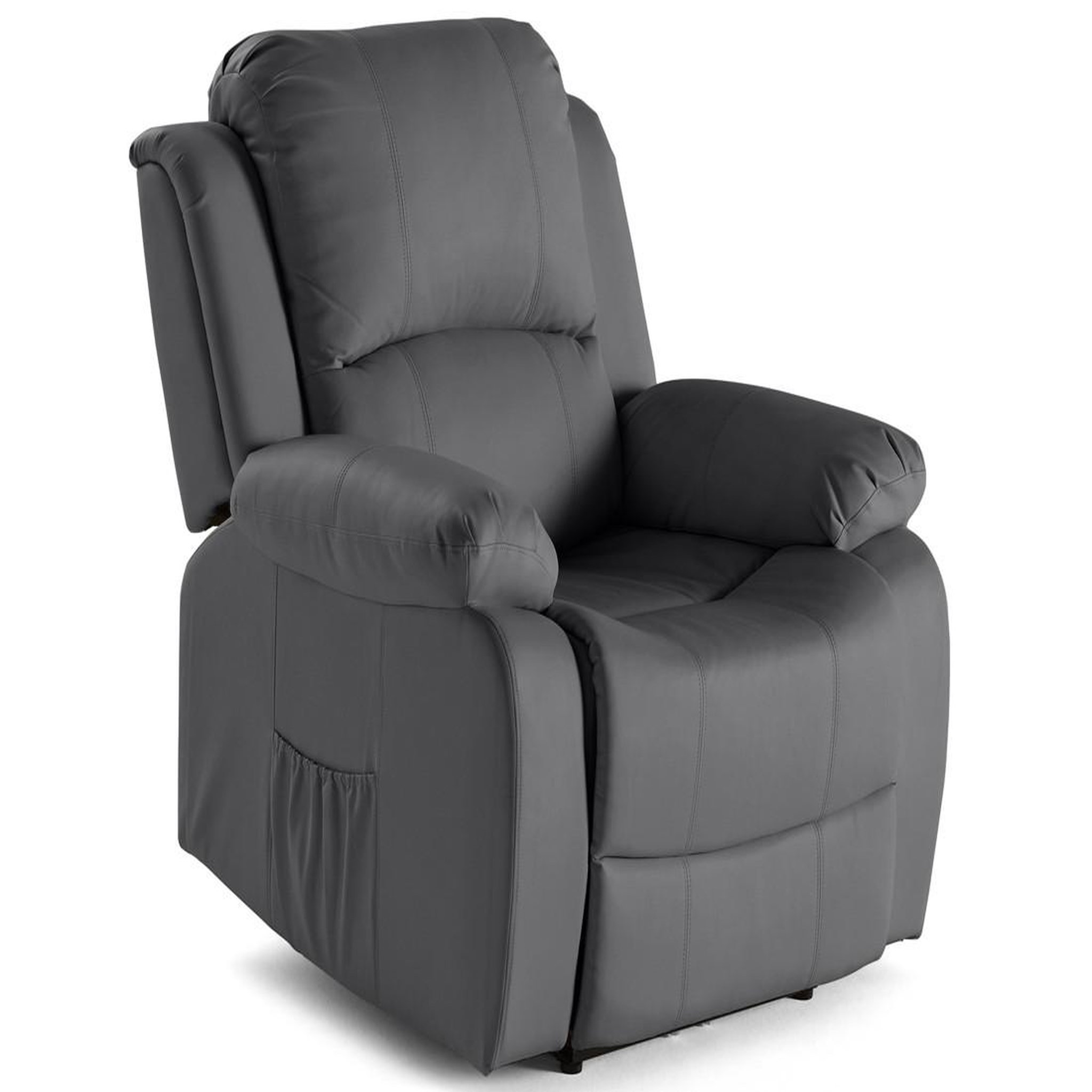 Voir la diapositive 2 : BEST MOBILIER Armand - fauteuil relax électrique en simili