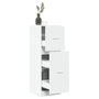 Voir la diapositive 1 : VIDAXL Armoire d'apothicaire blanc 40x41x118 cm bois d'ingenierie