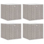 Voir la diapositive 2 : VIDAXL Boîtes de rangement pliables 4 pcs 32x32x32 cm tissu intisse