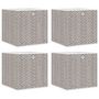 Voir la diapositive 2 : VIDAXL Boîtes de rangement pliables 4 pcs 32x32x32 cm tissu intisse