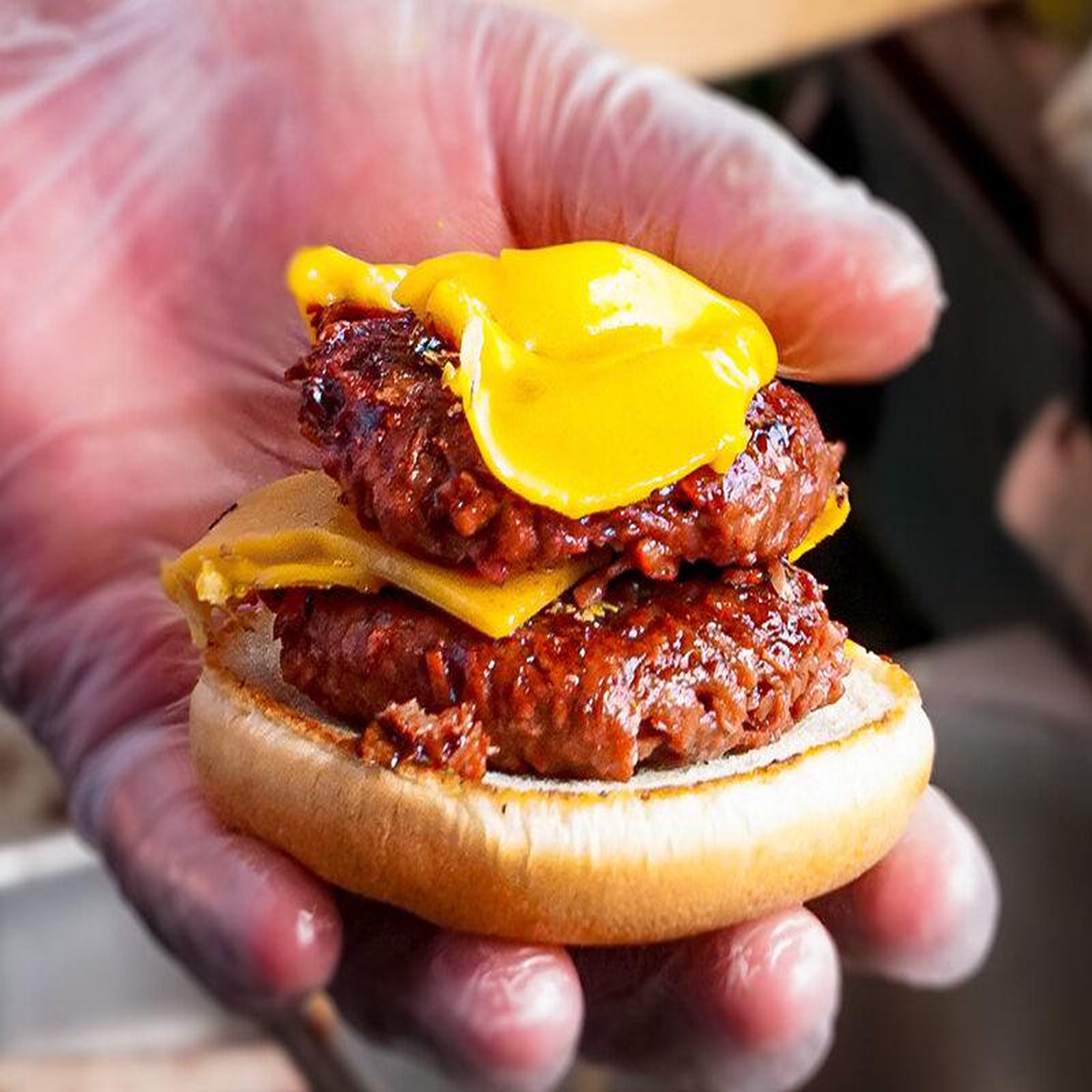 Voir la diapositive 3 : Smartbox Repas gourmand et éthique : burger avec frites dans un fast-food 100 % vegan - coffret cadeau gastronomie
