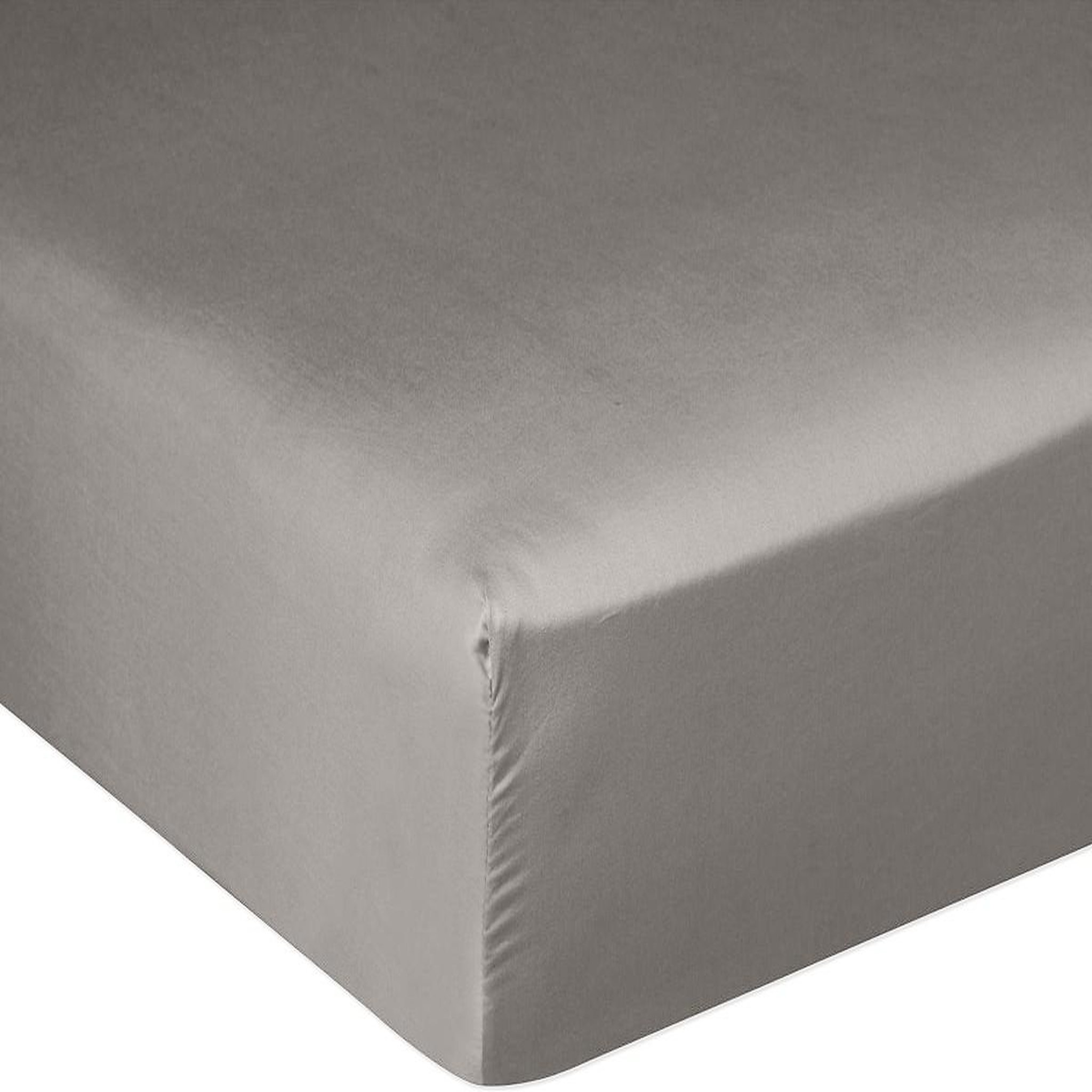 Voir la diapositive 1 : BATON ROUGE Drap housse 100% satin de coton 105 fils