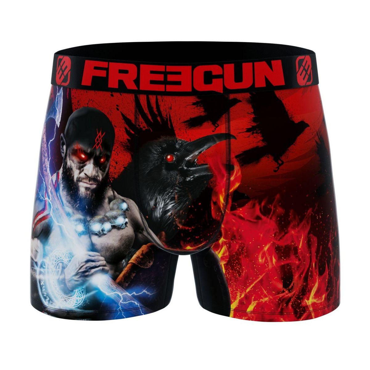 FREEGUN Lot de 3 boxers homme Hero Like