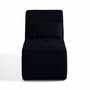 Voir la diapositive 1 : LISA DESIGN Onyx - fauteuil sans accoudoirs - en velours côtelé