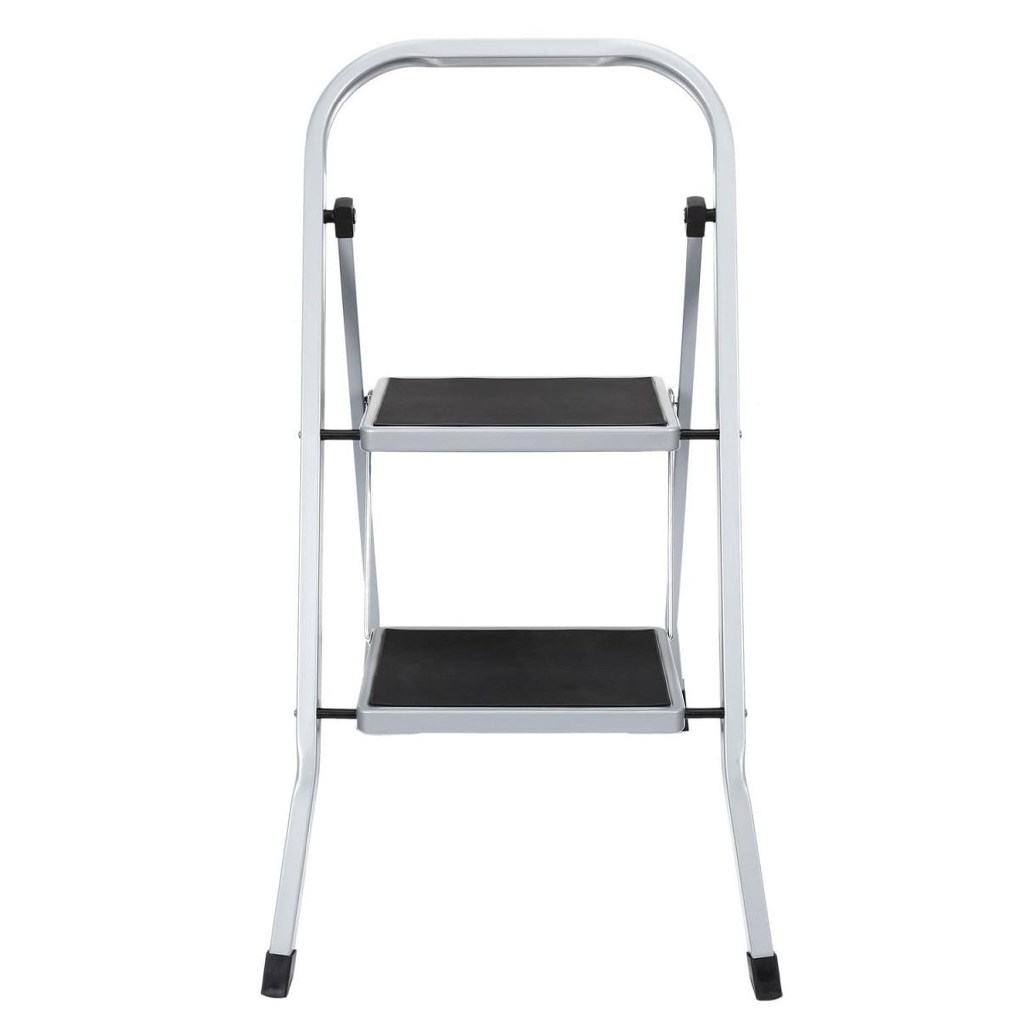 Voir la diapositive 2 : Je cherche une idee Escabeau 2 marches en métal  confort  81cm gris