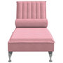 Voir la diapositive 4 : VIDAXL Chaise longue de massage avec traversin rose velours