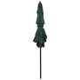 Voir la diapositive 3 : VIDAXL Parasol de jardin a 3 niveaux avec mat en aluminium vert 2x2 m