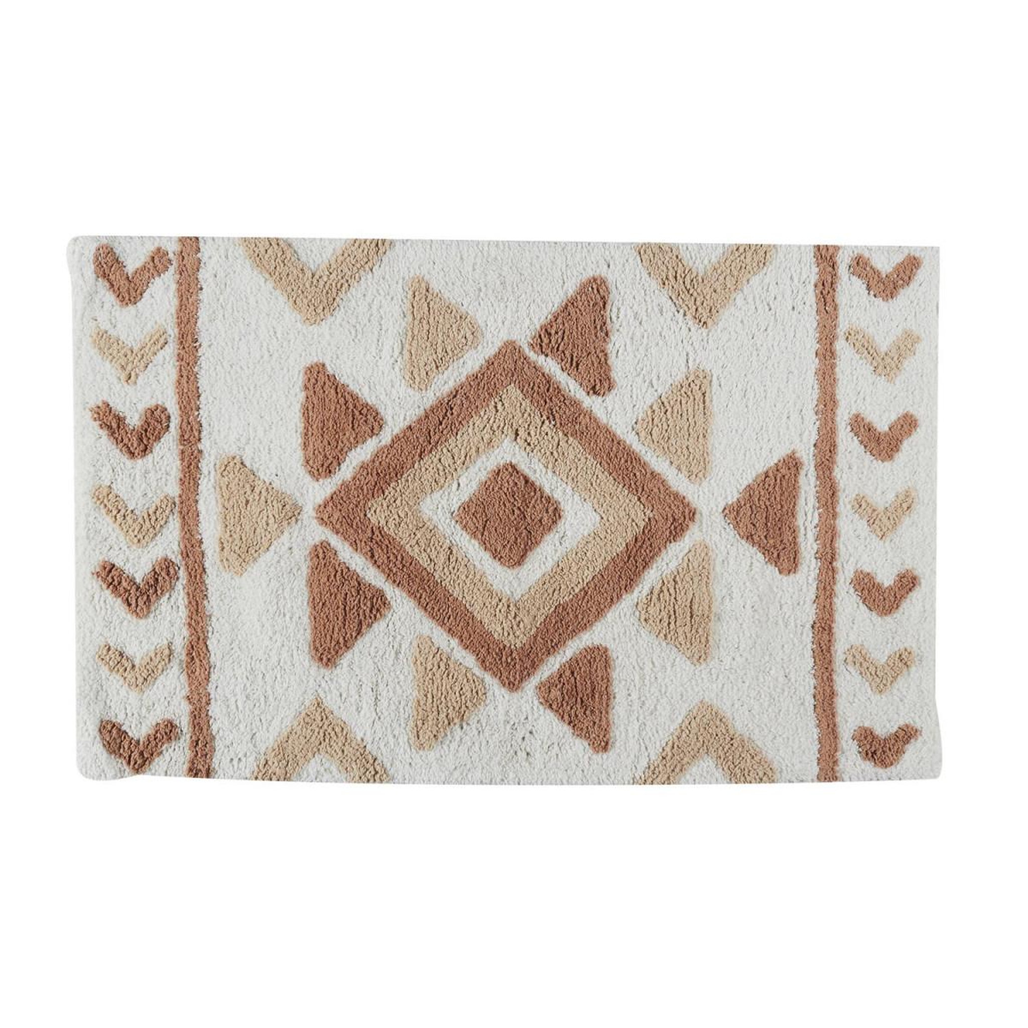 The Home Deco Factory Tapis tufté  éthnique  50x80cm multicolore