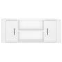Voir la diapositive 5 : VIDAXL Meuble TV Blanc 100x35x40 cm Bois d'ingenierie