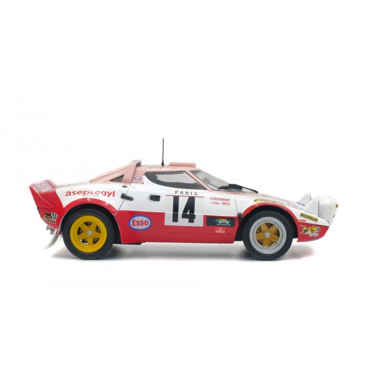 SOLIDO Voiture miniature Lancia Stratos rallye de Montecarlo - 1/18ème 