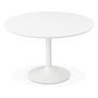 Voir la diapositive 2 : Paris Prix Table de Repas  Lagoz  120cm Blanc