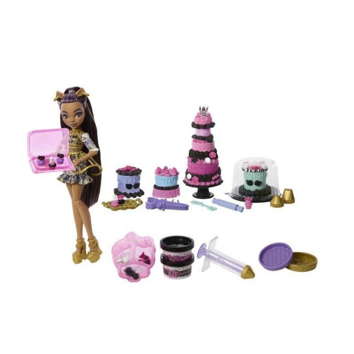 MONSTER HIGH Kit Gâteau d'Anniversaire Monster High Clawdeen Wolf