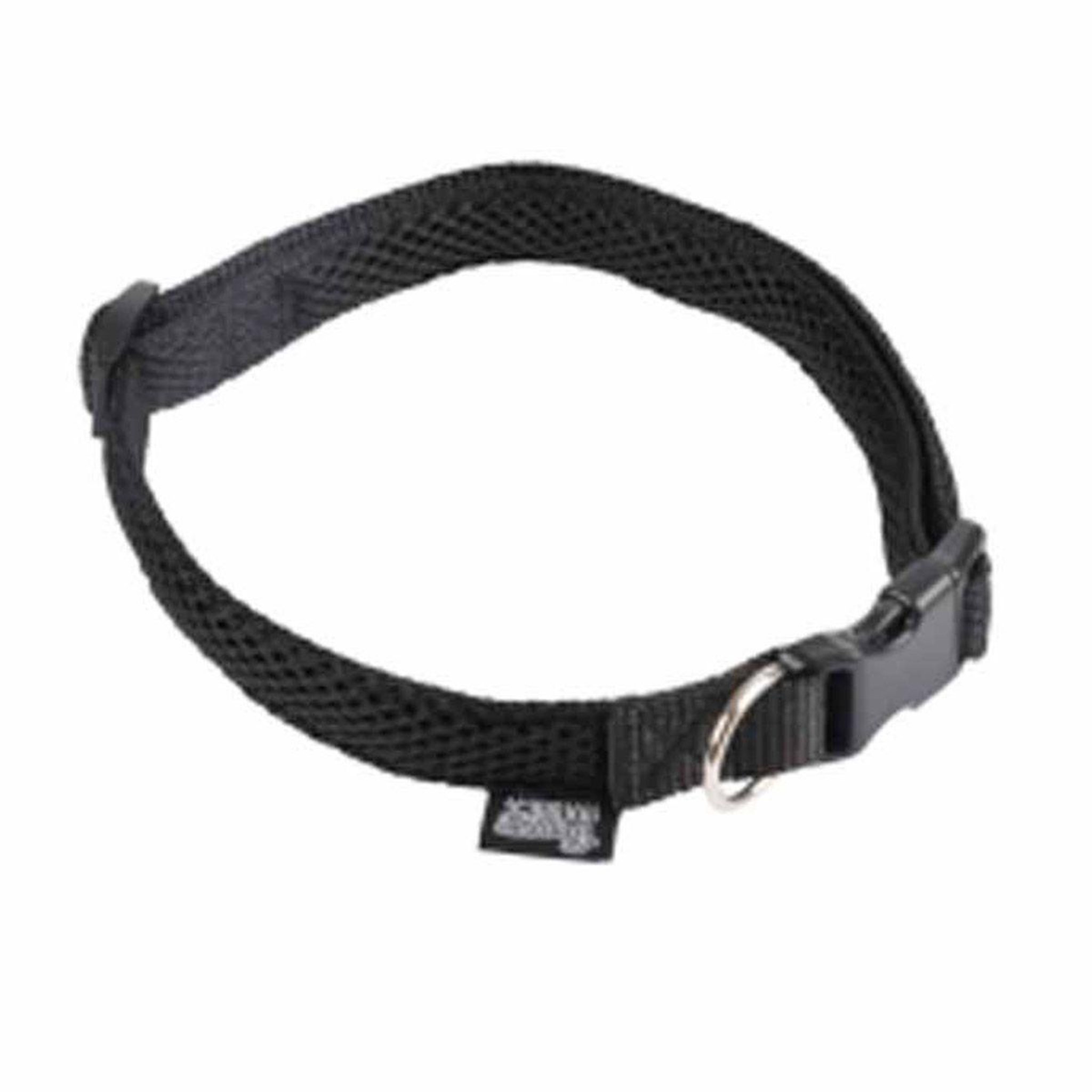 HOMEA Collier pour chien respirant  mesh  35cm noir