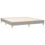Voir la diapositive 4 : VIDAXL Sommier a lattes de lit avec matelas Gris clair 180x200cm Tissu