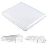 OUTSUNNY Bâche de rechange serre tunnel 6 x 10 m PP haute densité 150 g/m² transparent