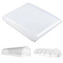 Voir la diapositive 1 : OUTSUNNY Bâche de rechange serre tunnel 6 x 10 m PP haute densité 150 g/m² transparent