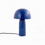 Rendez vous déco Lampe à poser en métal bleu foncé-Joy