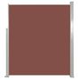 Voir la diapositive 2 : VIDAXL Auvent lateral retractable de patio 100x500 cm Marron