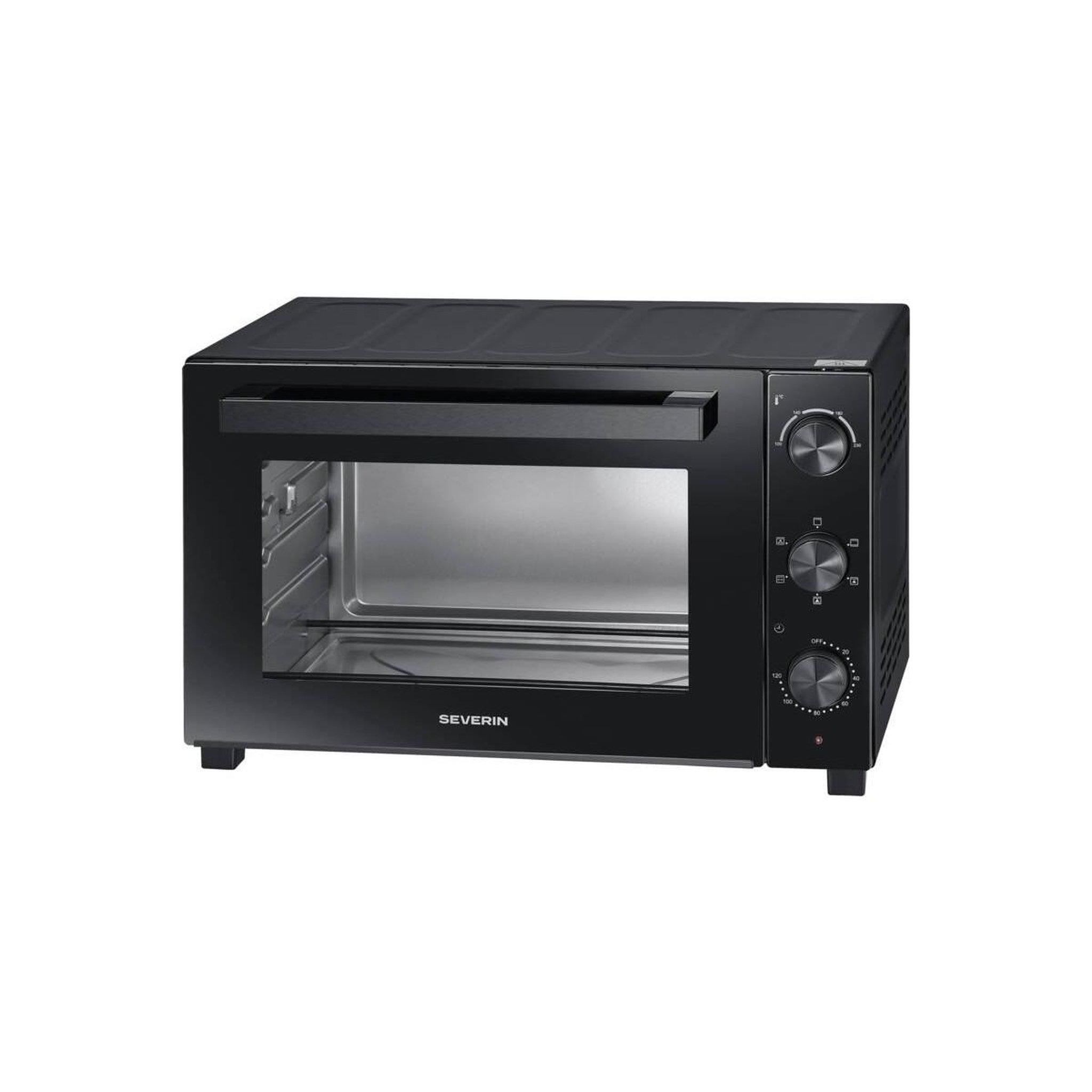 Voir la diapositive 3 : SEVERIN Four chaleur tournante 46l 57cm noir - to2076