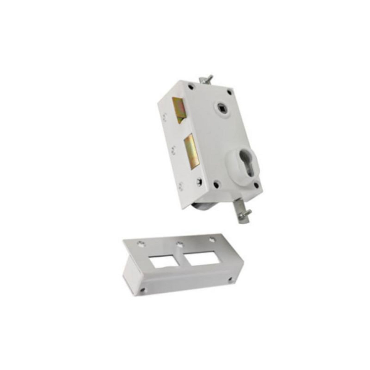 BRICARD Serrure 3 points 73 A2P* Sans cylindre blanc gauche BRICARD 73072